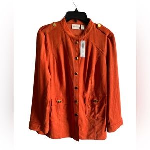 Vintage Chico’s burnt orange Top, new with tags! Size 2